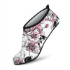 Cherry Blossom Pattern Print Design CB03 Aqua Water Shoes