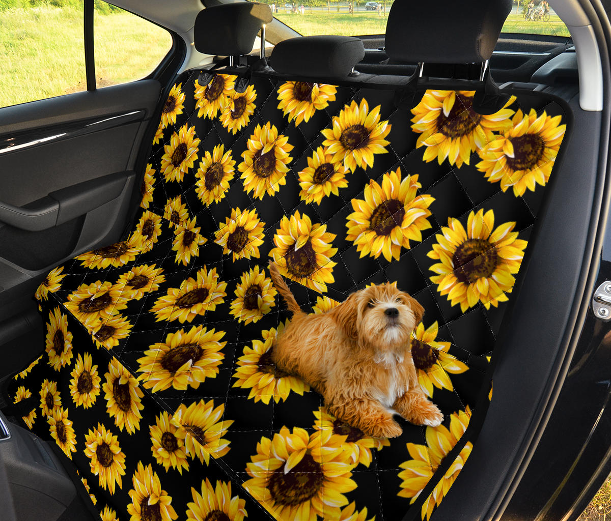 Dog Somoyed Pattern Print Pet Car Seat Cover
