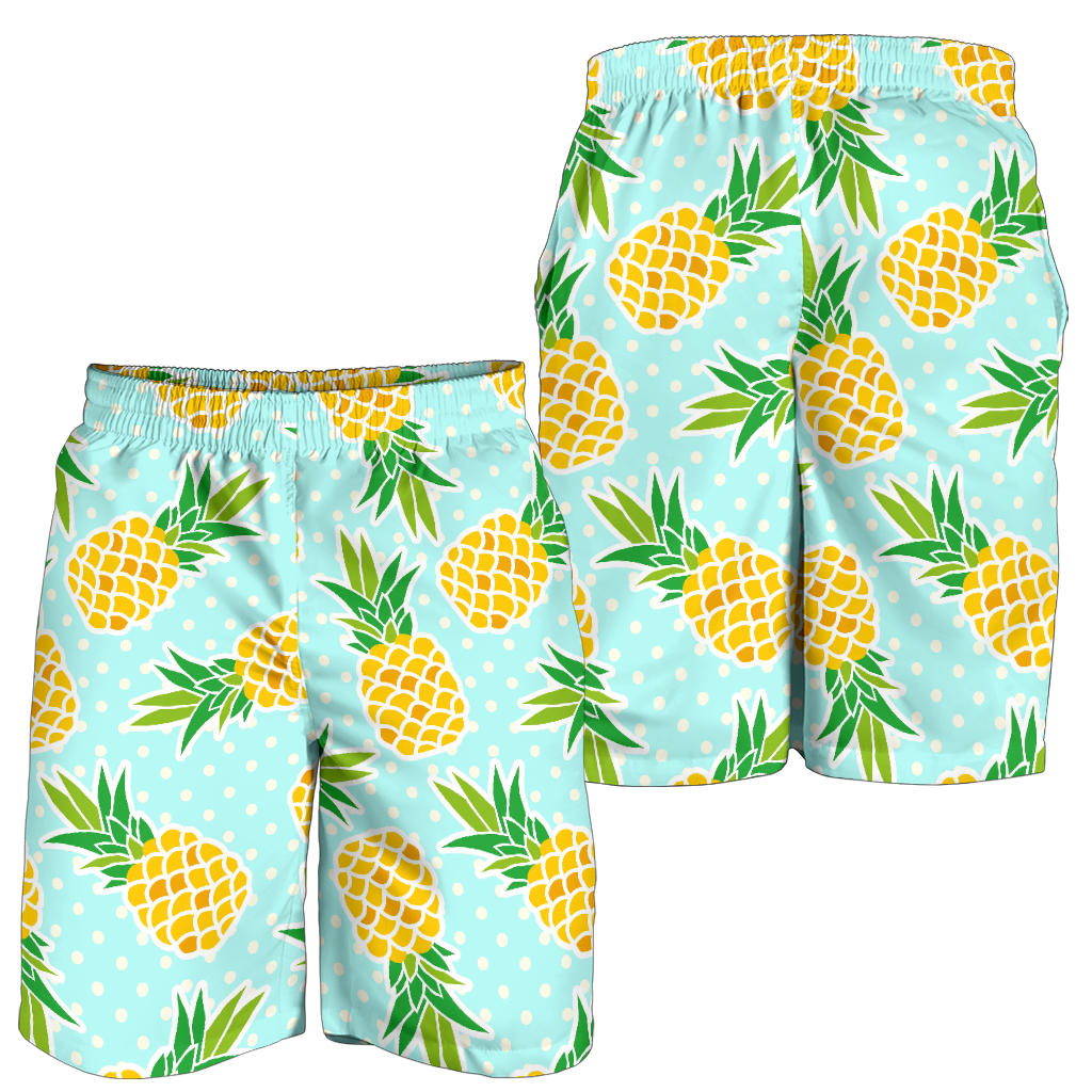 Pineapple Pattern Print Design PP01 Mens Shorts