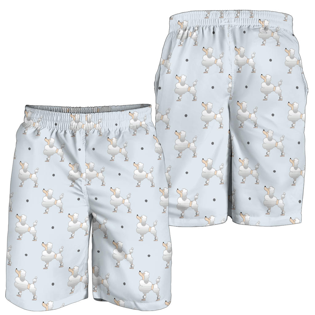 Poodle Pattern Print Design A05 Mens Shorts
