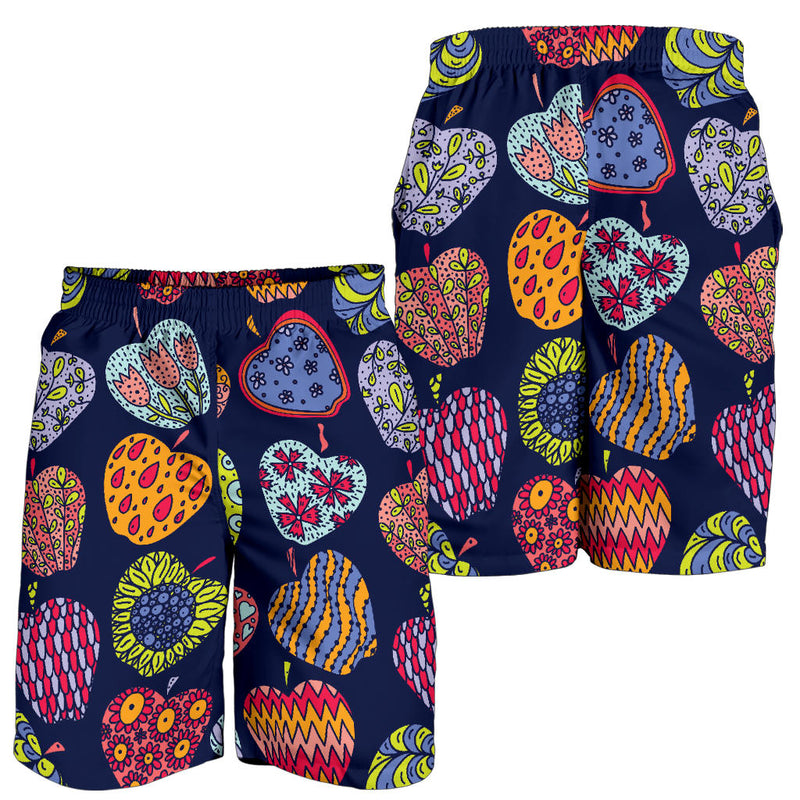 Apple Pattern Print Design AP05 Mens Shorts