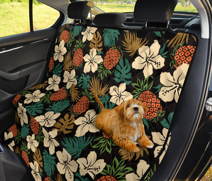 Hawaiian Themed Pattern Print Design H08 Rear Dog  Seat Cover