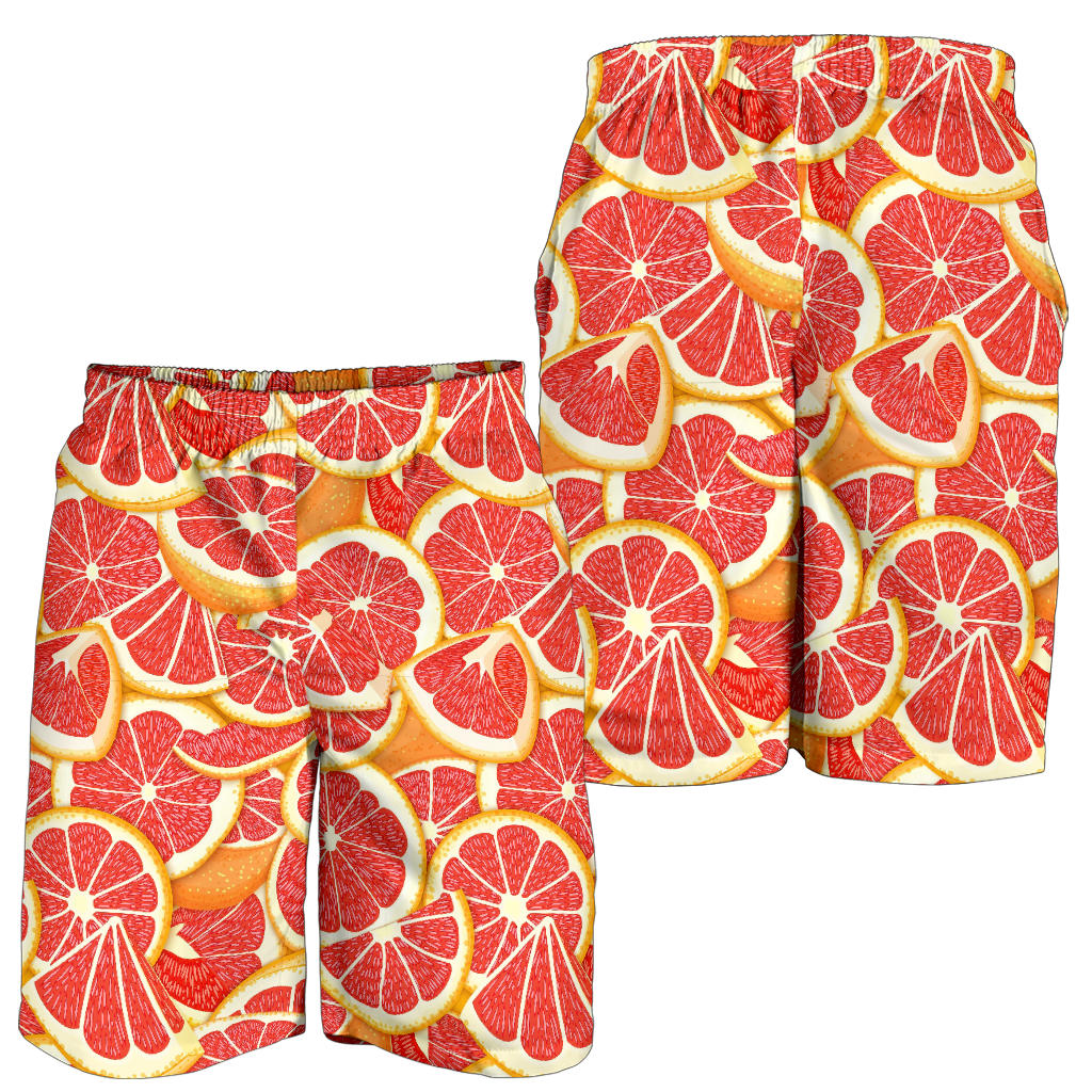Grapefruit Pattern Print Design GF02 Mens Shorts