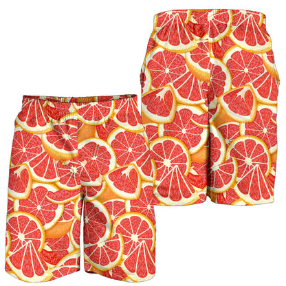 Grapefruit Pattern Print Design GF02 Mens Shorts