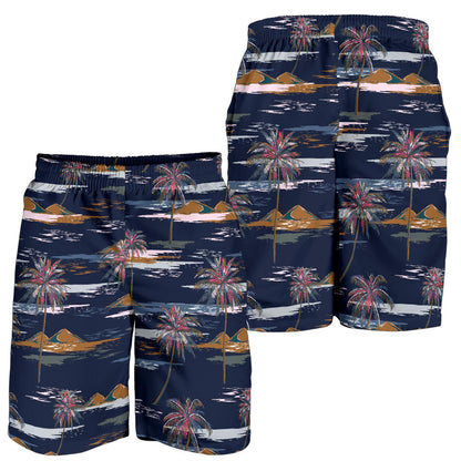 Pacific island Pattern Print Design A06 Mens Shorts