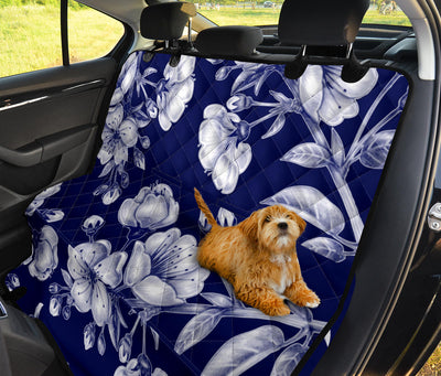 Cherry Blossom Pattern Print Design CB01 Rear Dog  Seat Cover