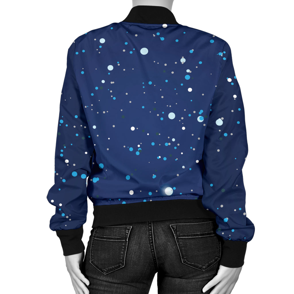 Night sky Pattern Print Design A03 Women's Bomber Jacket