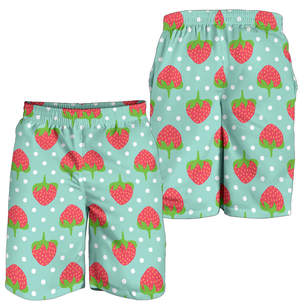 Strawberry Pattern Print Design SB06 Mens Shorts
