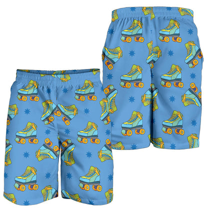 Roller skate Pattern Print Design A04 Mens Shorts