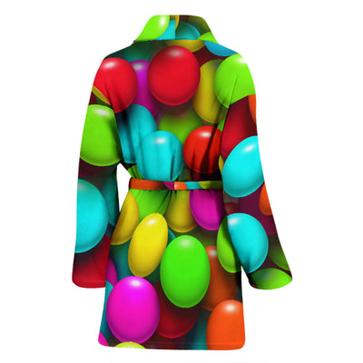 Candy Pattern Print Design CA03 Women Bathrobe