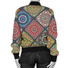 Bohemian Pattern Print Design 05 Women's Bomber Jacket