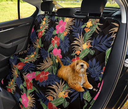 Hawaiian Themed Pattern Print Design H011 Rear Dog  Seat Cover