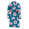 Cherry Blossom Pattern Print Design CB08 Men Bathrobe