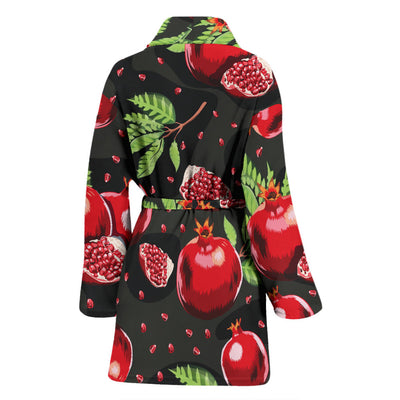 Pomegranate Pattern Print Design PG06 Women Bathrobe