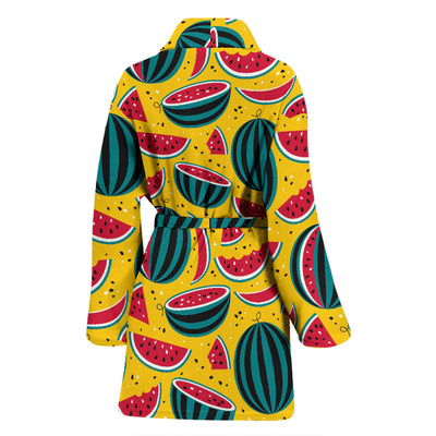 Watermelon Pattern Print Design WM02 Women Bathrobe