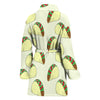 Taco Pattern Print Design TC05 Women Bathrobe