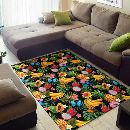 Tropical Fruits Pattern Print Design TF04 Area Rugs
