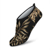 Brown Tropical Palm Leaves Aqua Water Shoes