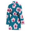 Cherry Blossom Pattern Print Design CB08 Women Bathrobe