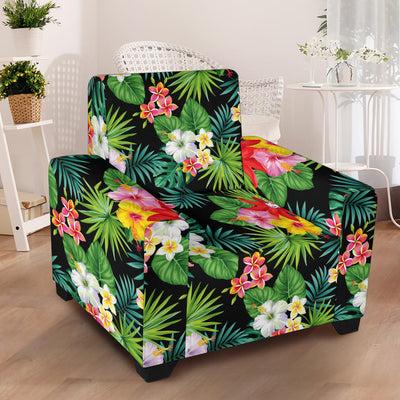 Hibiscus Hawaiian flower tropical Armchair Slipcover