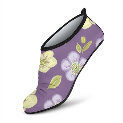 Anemone Pattern Print Design AM013 Aqua Water Shoes