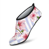 Cherry Blossom Pattern Print Design CB07 Aqua Water Shoes