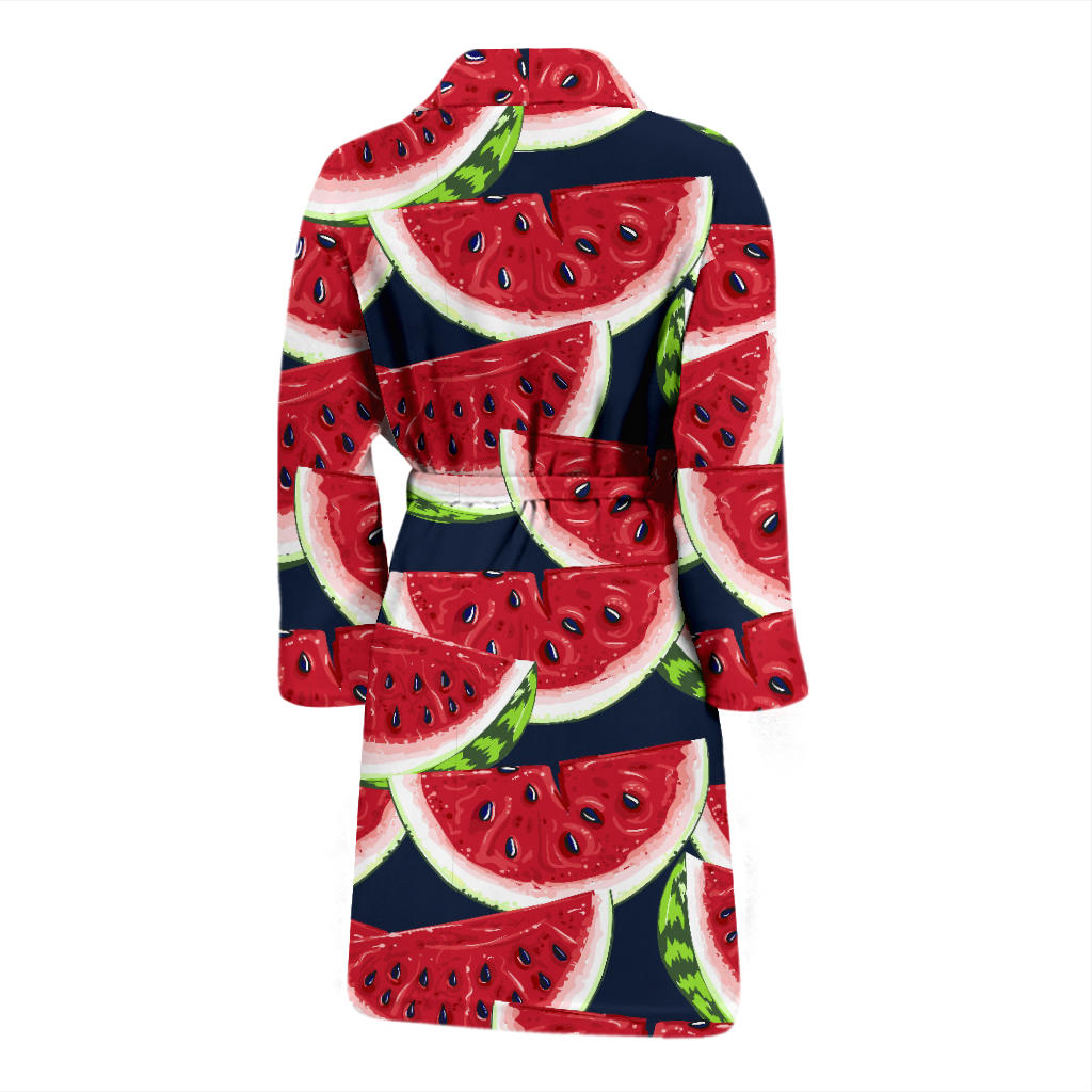 Watermelon Pattern Print Design WM011 Men Bathrobe