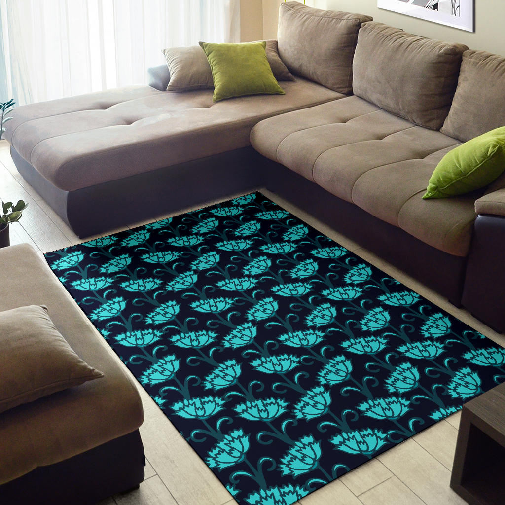 Carnations Pattern Print Design CN06 Area Rugs