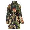 Tropical Flower Pattern Print Design TF014 Women Bathrobe