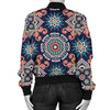 Bohemian Pattern Print Design 02 Women's Bomber Jacket