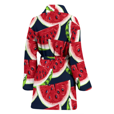 Watermelon Pattern Print Design WM011 Women Bathrobe