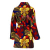 Lily Pattern Print Design LY014 Women Bathrobe