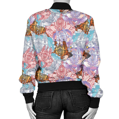 Christian Pattern Print Design 03 Women's Bomber Jacket