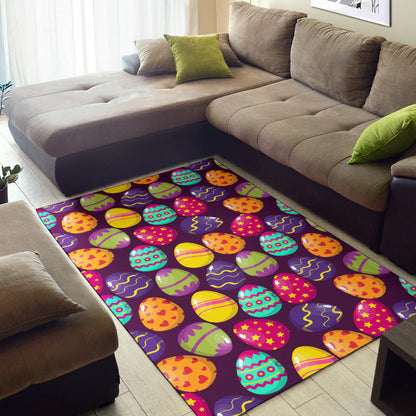 Easter Eggs Pattern Print Design RB04 Area Rugs