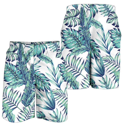 Pattern Tropical Palm Leaves Mens Shorts