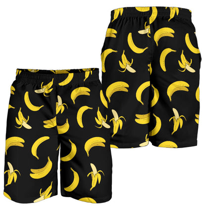 Banana Pattern Print Design BA05 Mens Shorts