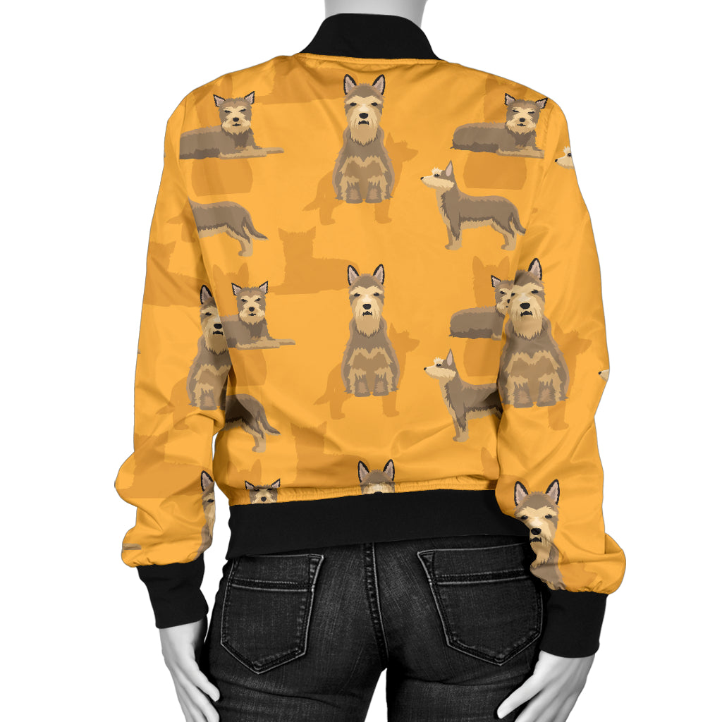 Berger Picard Pattern Print Design 01 Women's Bomber Jacket