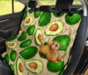 Avocado Pattern Print Design AC010 Rear Dog  Seat Cover