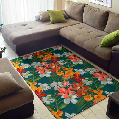 Amaryllis Pattern Print Design AL06 Area Rugs