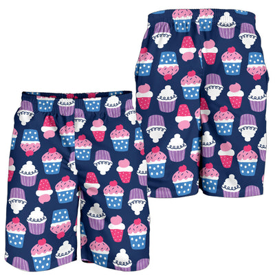 Cupcake Pattern Print Design CP04 Mens Shorts