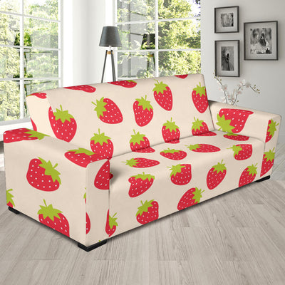 Strawberry Pattern Print Design SB02 Sofa Slipcover