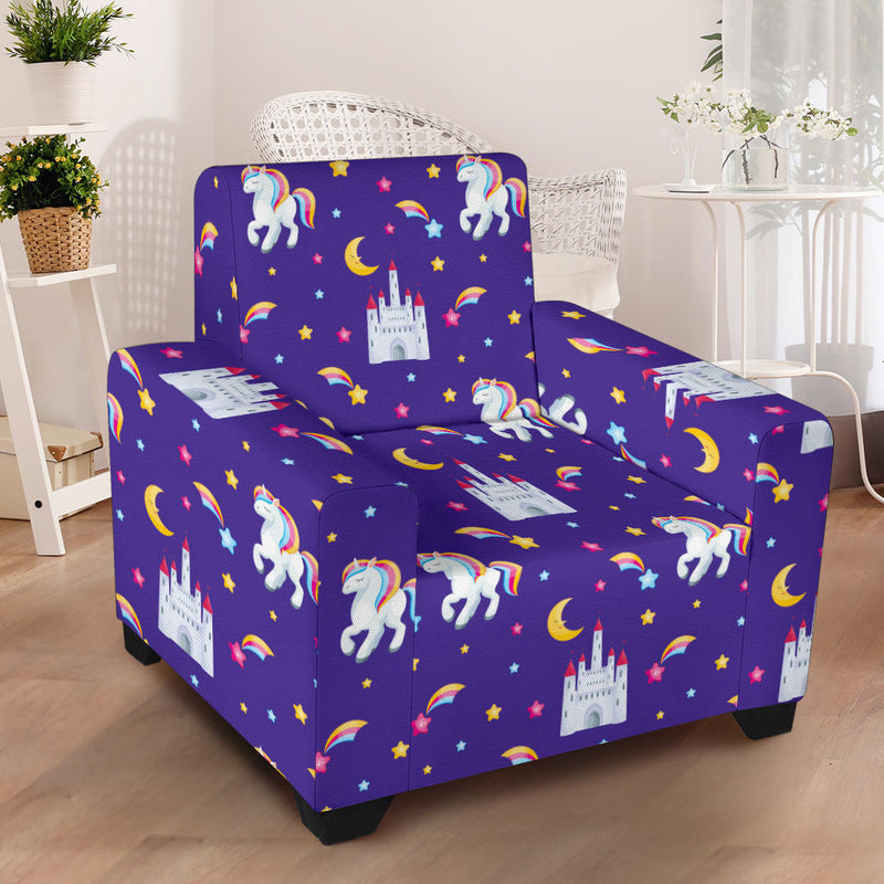 Unicorn Casttle Armchair Slipcover