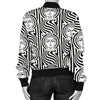 Buddha Pattern Print Design 05 Women's Bomber Jacket