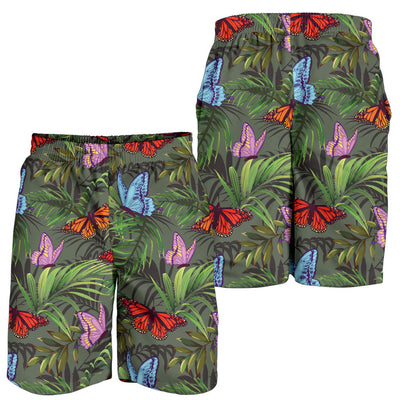 Monarch Butterfly Pattern Print Design 04 Mens Shorts