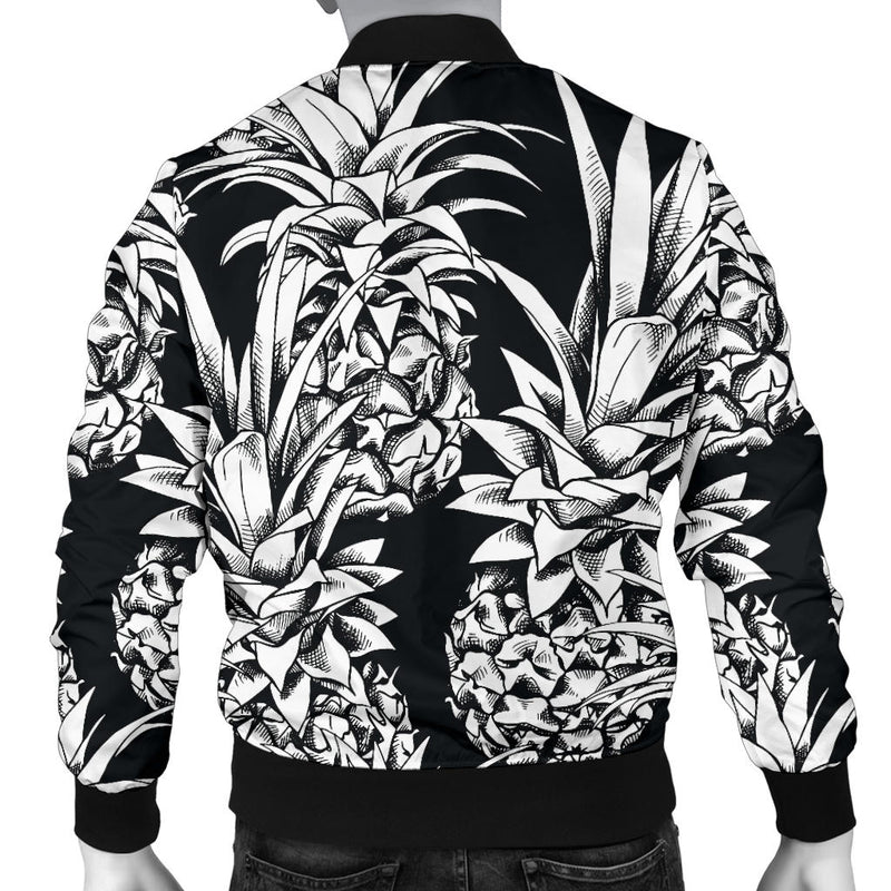 Pineapple Pattern Print Design PP08 Men Bomber Jacket