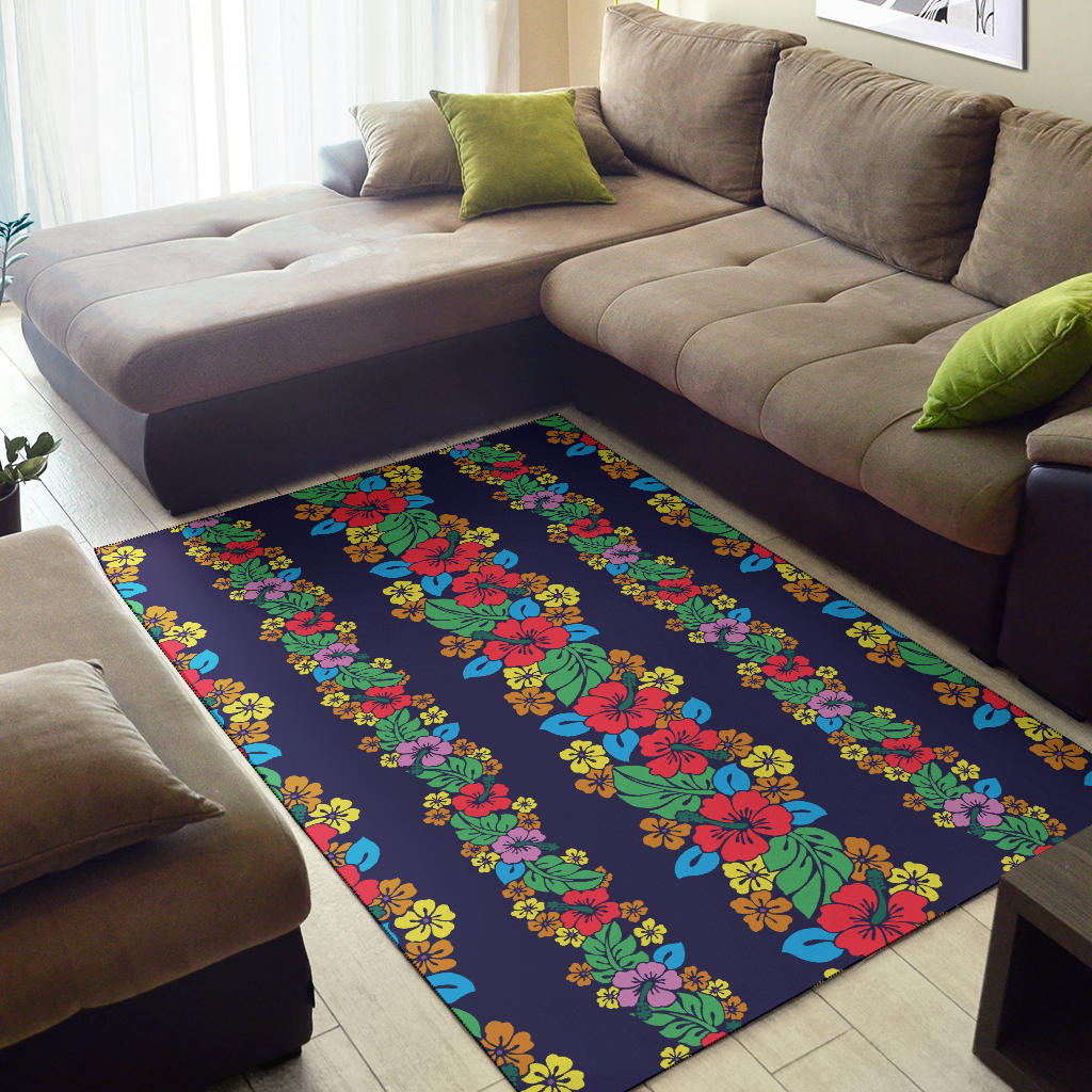 Hawaiian Themed Pattern Print Design H03 Area Rugs