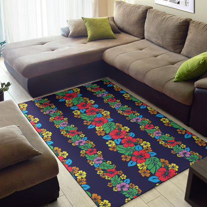 Hawaiian Themed Pattern Print Design H03 Area Rugs