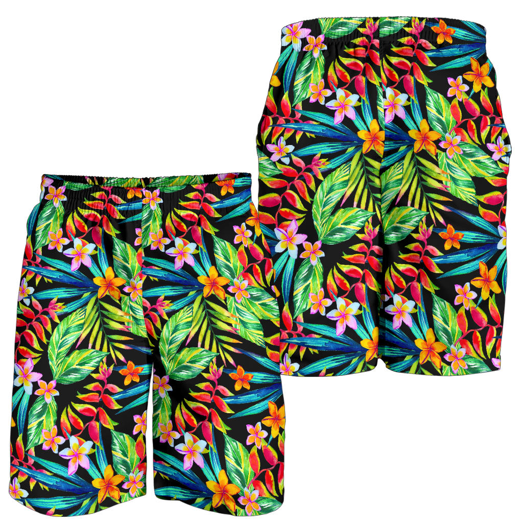 Heliconia Pattern Print Design HL09 Mens Shorts
