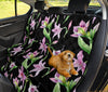 Amaryllis Pattern Print Design AL08 Rear Dog  Seat Cover