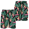 Bird Of Paradise Pattern Print Design BOP03 Mens Shorts